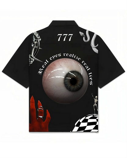 REAL EYE - Bowling Shirt [UNISEX]