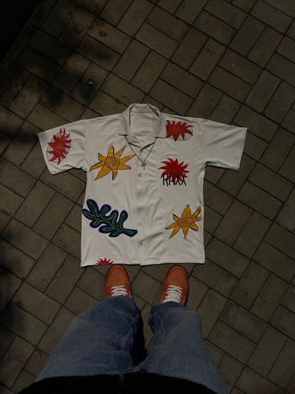 Painted Paisley - Bowling Shirt